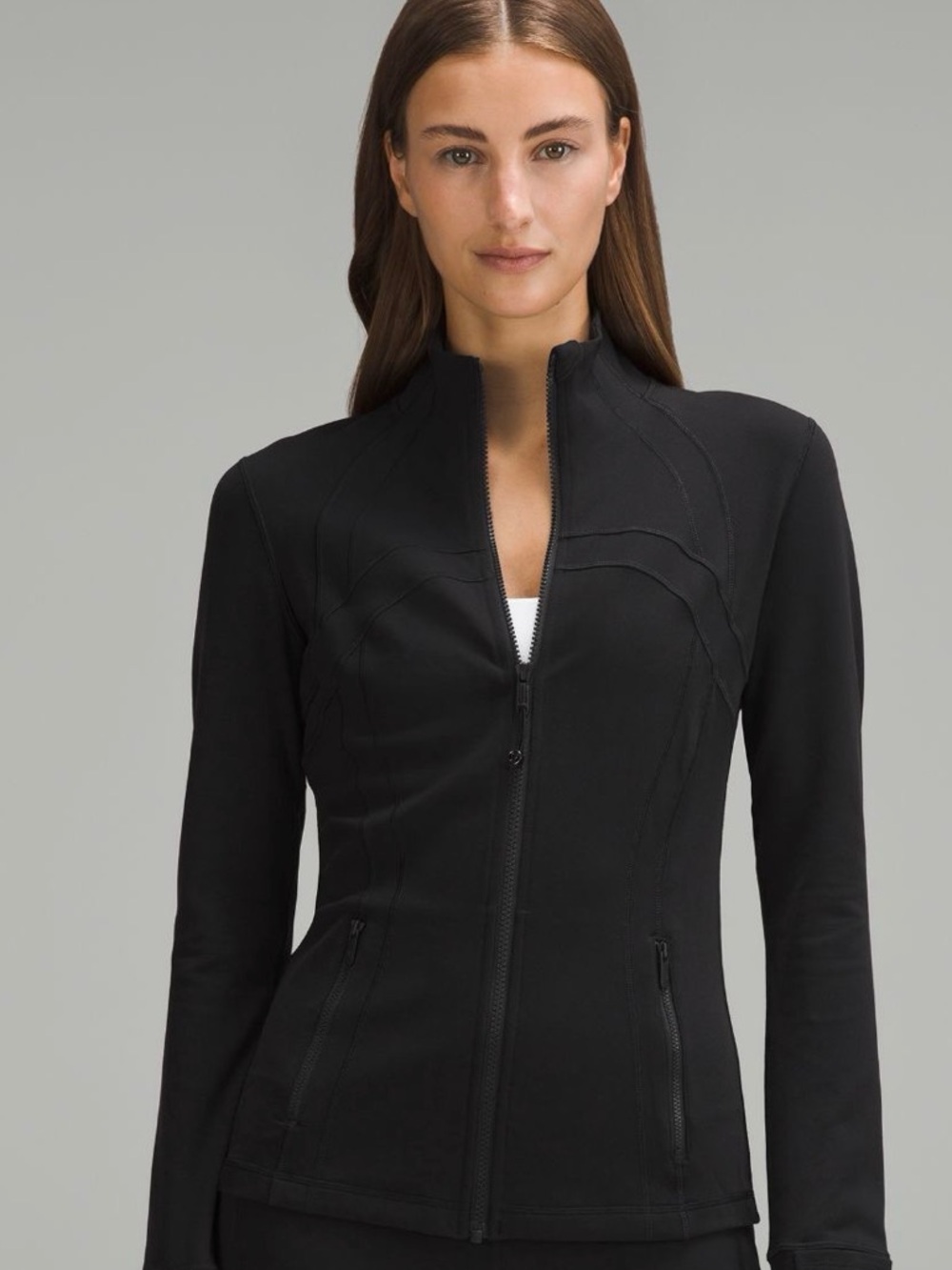lululemon athletica Black Fitted Zip Jacket